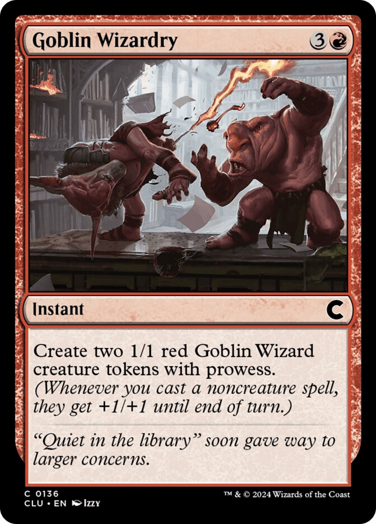 Goblin Wizardry [Ravnica: Clue Edition] MTG Single Magic: The Gathering  | Multizone: Comics And Games