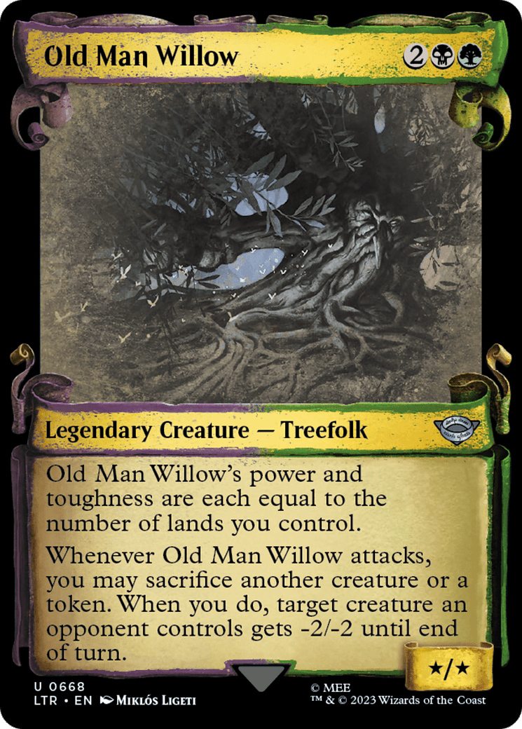 Old Man Willow [The Lord of the Rings: Tales of Middle-Earth Showcase Scrolls] MTG Single Magic: The Gathering  | Multizone: Comics And Games
