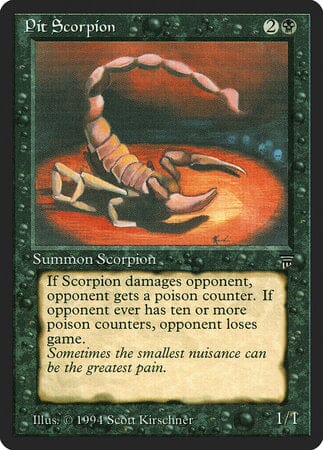 Pit Scorpion [Legends] MTG Single Magic: The Gathering  | Multizone: Comics And Games