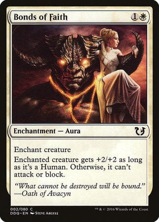 Bonds of Faith [Duel Decks: Blessed vs. Cursed] MTG Single Magic: The Gathering  | Multizone: Comics And Games