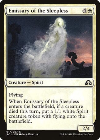 Emissary of the Sleepless [Shadows over Innistrad] MTG Single Magic: The Gathering  | Multizone: Comics And Games