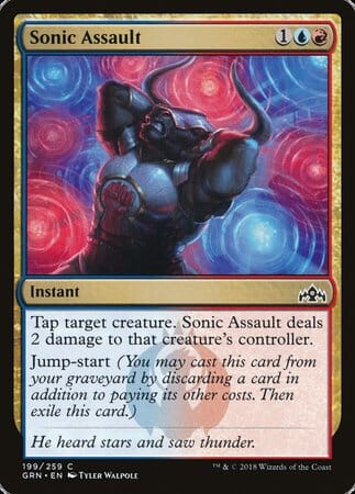 Sonic Assault [Guilds of Ravnica] MTG Single Magic: The Gathering  | Multizone: Comics And Games
