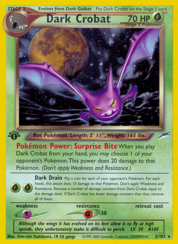 Dark Crobat (2/105) [Neo Destiny 1st Edition] Pokemon Single Pokémon  | Multizone: Comics And Games