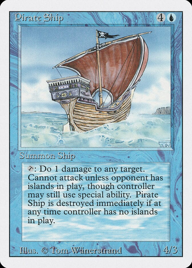 Pirate Ship [Revised Edition] MTG Single Magic: The Gathering  | Multizone: Comics And Games