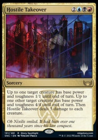 Hostile Takeover (Promo Pack) [Streets of New Capenna Promos] MTG Single Magic: The Gathering  | Multizone: Comics And Games