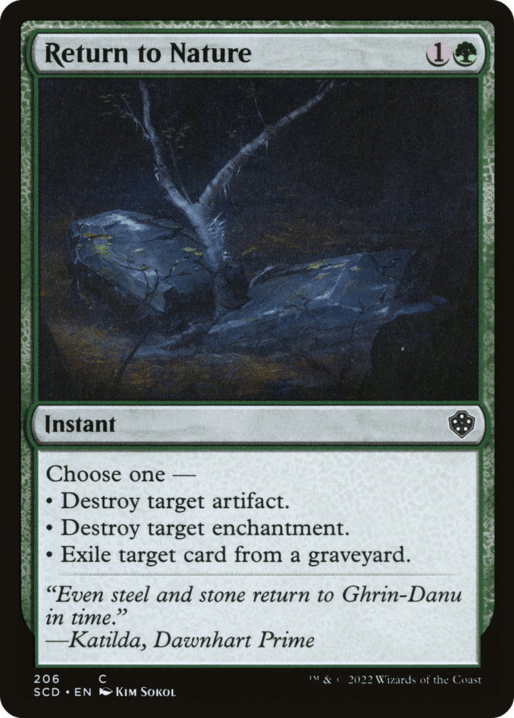 Return to Nature [Starter Commander Decks] MTG Single Magic: The Gathering  | Multizone: Comics And Games