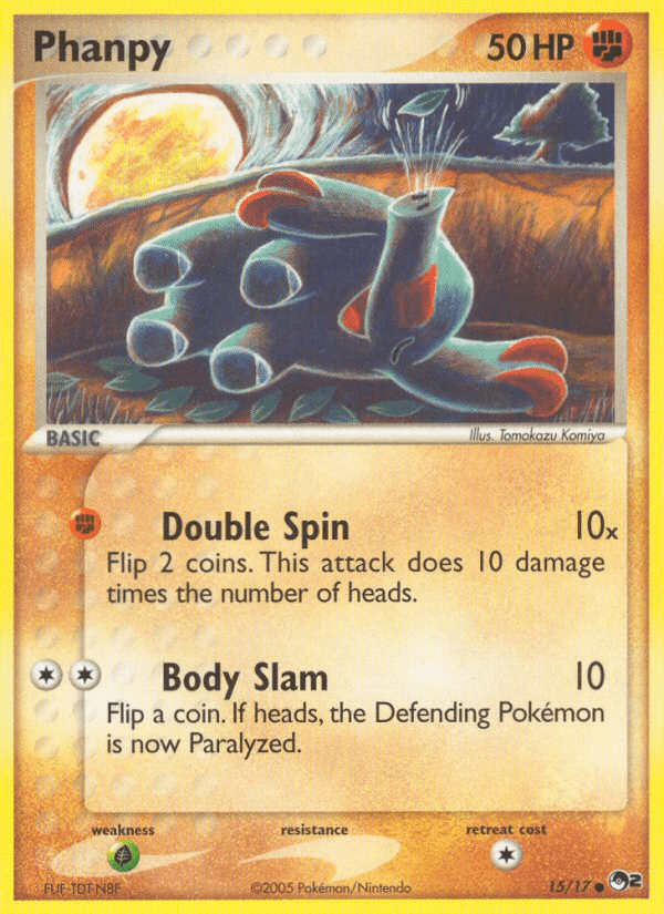 Phanpy (15/17) [POP Series 2] Pokemon Single Pokémon  | Multizone: Comics And Games