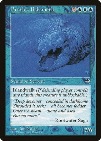 Benthic Behemoth [Tempest] MTG Single Magic: The Gathering  | Multizone: Comics And Games