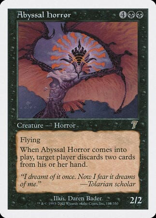 Abyssal Horror [Seventh Edition] MTG Single Magic: The Gathering  | Multizone: Comics And Games