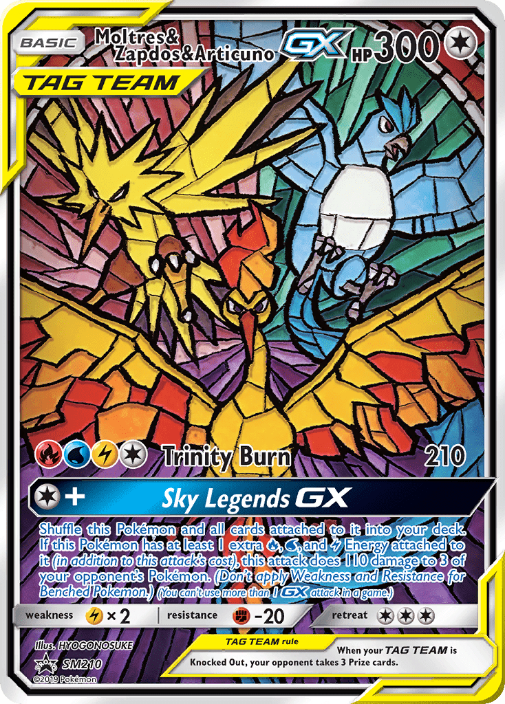 Moltres & Zapdos & Articuno GX (SM210) [Sun & Moon: Black Star Promos] Pokemon Single Pokémon  | Multizone: Comics And Games