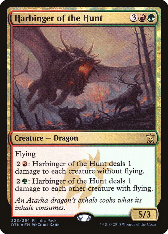 Harbinger of the Hunt (Intro Pack) [Dragons of Tarkir Promos] MTG Single Magic: The Gathering  | Multizone: Comics And Games