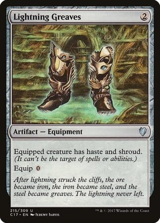 Lightning Greaves [Commander 2017] MTG Single Magic: The Gathering  | Multizone: Comics And Games