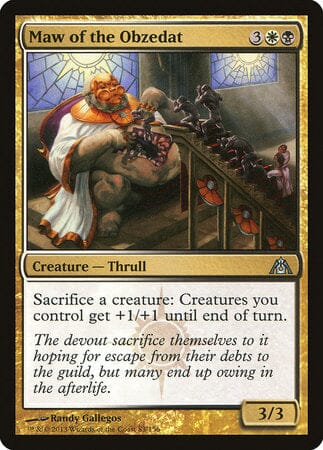 Maw of the Obzedat [Dragon's Maze] MTG Single Magic: The Gathering  | Multizone: Comics And Games