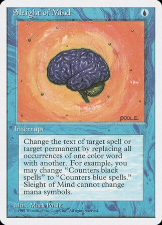 Sleight of Mind [Fourth Edition] MTG Single Magic: The Gathering  | Multizone: Comics And Games