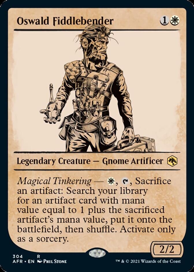 Oswald Fiddlebender (Showcase) [Dungeons & Dragons: Adventures in the Forgotten Realms] MTG Single Magic: The Gathering  | Multizone: Comics And Games