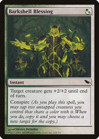 Barkshell Blessing [Shadowmoor] MTG Single Magic: The Gathering  | Multizone: Comics And Games