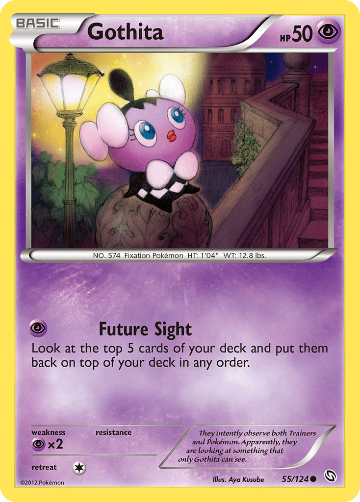 Gothita (55/124) [Black & White: Dragons Exalted] Pokemon Single Pokémon  | Multizone: Comics And Games