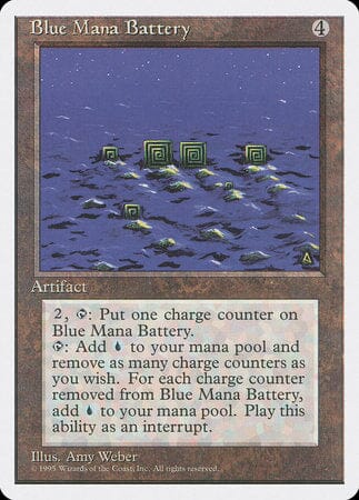 Blue Mana Battery [Fourth Edition] MTG Single Magic: The Gathering  | Multizone: Comics And Games