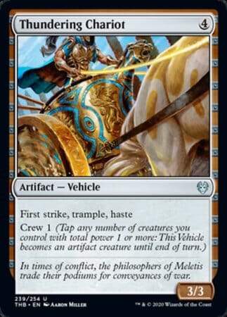 Thundering Chariot [Theros Beyond Death] MTG Single Magic: The Gathering  | Multizone: Comics And Games