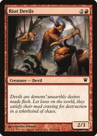 Riot Devils [Innistrad] MTG Single Magic: The Gathering  | Multizone: Comics And Games