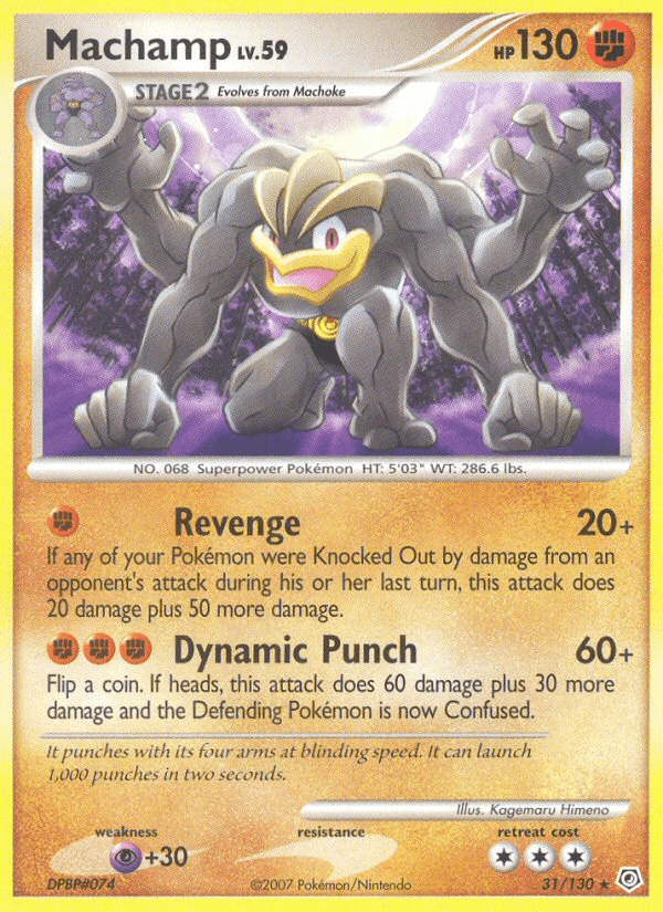 Machamp (31/130) [Diamond & Pearl: Base Set] Pokemon Single Pokémon  | Multizone: Comics And Games