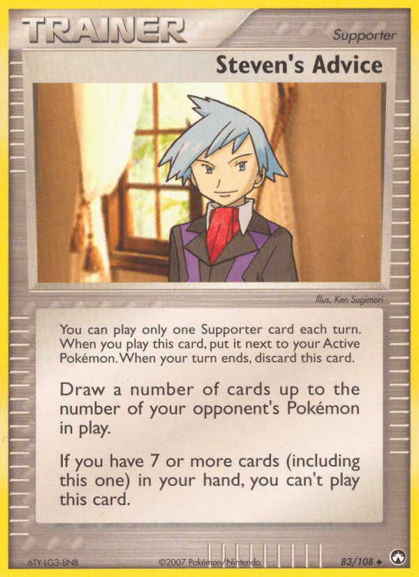 Steven's Advice (83/108) [EX: Power Keepers] Pokemon Single Pokémon  | Multizone: Comics And Games