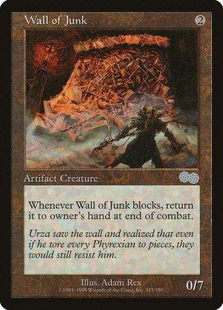 Wall of Junk [Urza's Saga] MTG Single Magic: The Gathering  | Multizone: Comics And Games