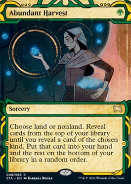 Abundant Harvest (Etched Foil) [Strixhaven Mystical Archive] MTG Single Magic: The Gathering  | Multizone: Comics And Games