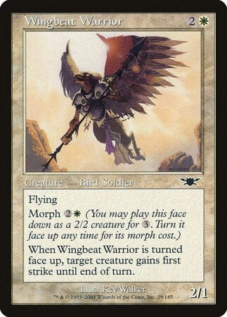Wingbeat Warrior [Legions] MTG Single Magic: The Gathering  | Multizone: Comics And Games