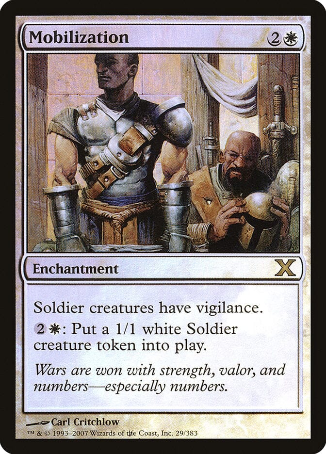 Mobilization (Premium Foil) [Tenth Edition] MTG Single Magic: The Gathering  | Multizone: Comics And Games