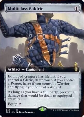 Multiclass Baldric (Extended Art) [Commander Legends: Battle for Baldur's Gate] MTG Single Magic: The Gathering  | Multizone: Comics And Games