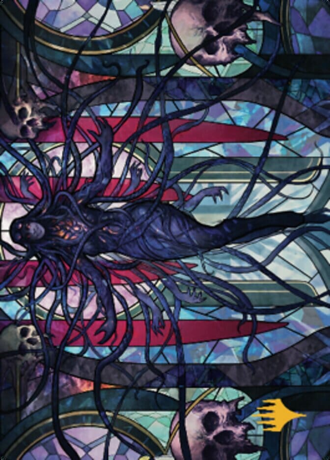 Braids, Arisen Nightmare Art Card 2 (Gold-Stamped Signature) [Dominaria United Art Series] MTG Single Magic: The Gathering  | Multizone: Comics And Games