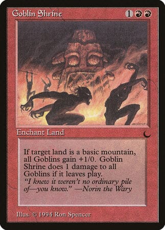 Goblin Shrine [The Dark] MTG Single Magic: The Gathering  | Multizone: Comics And Games