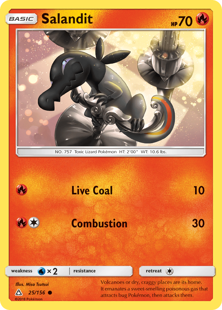 Salandit (25/156) [Sun & Moon: Ultra Prism] Pokemon Single Pokémon  | Multizone: Comics And Games