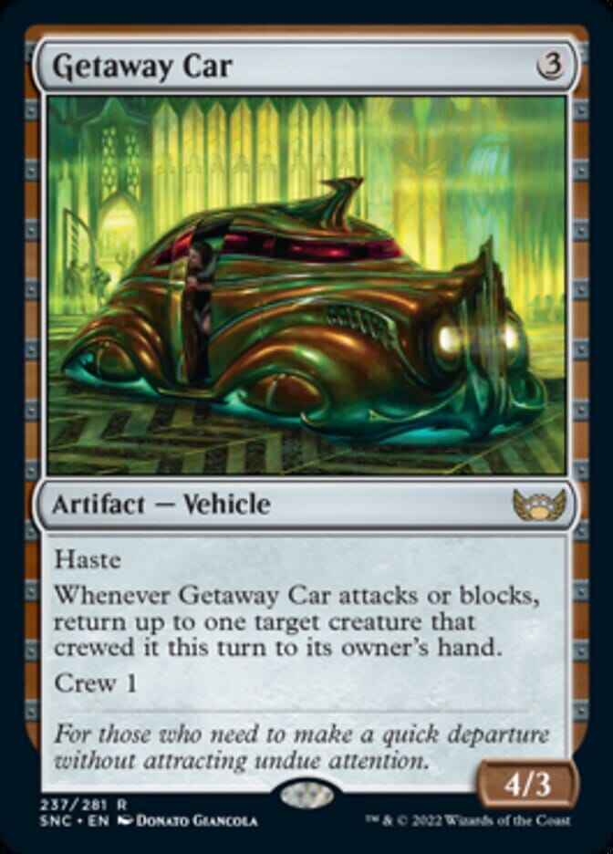 Getaway Car [Streets of New Capenna] MTG Single Magic: The Gathering  | Multizone: Comics And Games