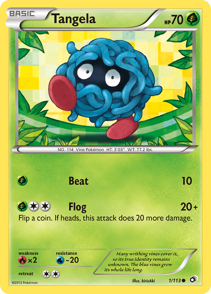 Tangela (1/113) [Black & White: Legendary Treasures] Pokemon Single Pokémon  | Multizone: Comics And Games