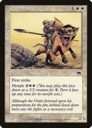 Daru Lancer [Onslaught] MTG Single Magic: The Gathering  | Multizone: Comics And Games