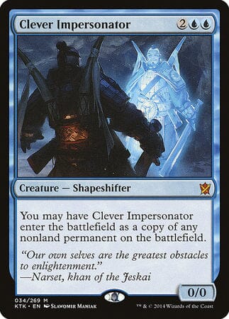 Clever Impersonator [Khans of Tarkir] MTG Single Magic: The Gathering  | Multizone: Comics And Games