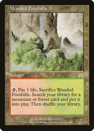 Wooded Foothills [Onslaught] MTG Single Magic: The Gathering  | Multizone: Comics And Games