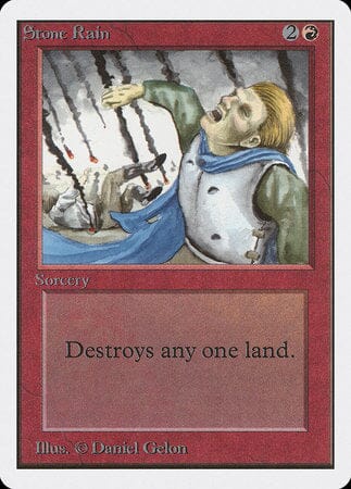 Stone Rain [Unlimited Edition] MTG Single Magic: The Gathering  | Multizone: Comics And Games