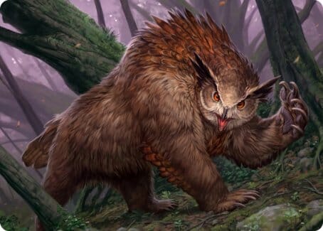 Owlbear Art Card [Dungeons & Dragons: Adventures in the Forgotten Realms Art Series] MTG Single Magic: The Gathering  | Multizone: Comics And Games