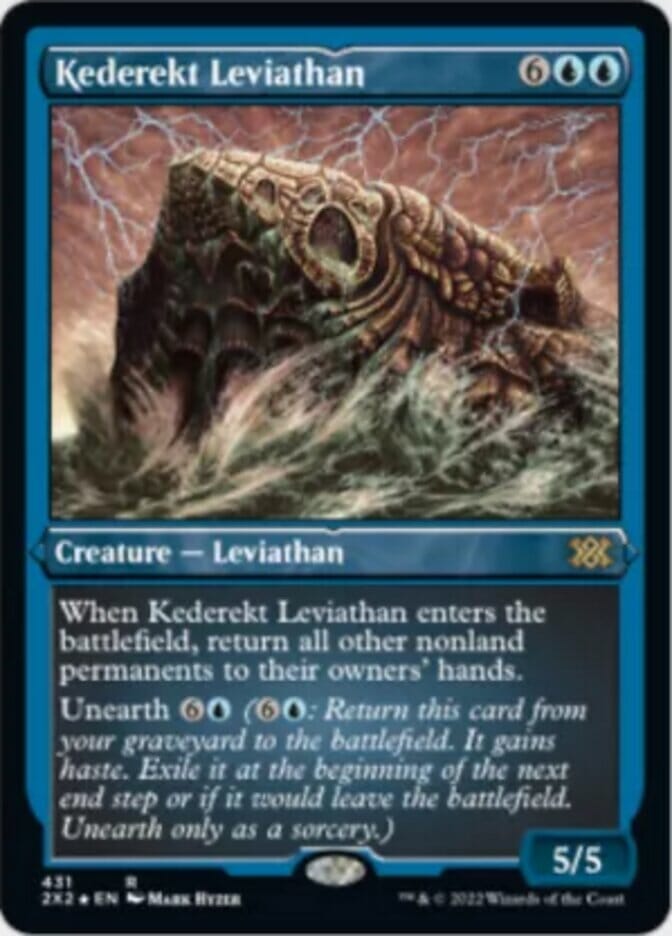 Kederekt Leviathan (Foil Etched) [Double Masters 2022] MTG Single Magic: The Gathering  | Multizone: Comics And Games