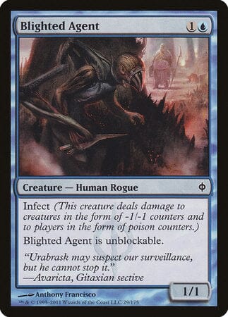 Blighted Agent [New Phyrexia] MTG Single Magic: The Gathering  | Multizone: Comics And Games