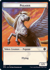 Pegasus // Faerie Double-Sided Token [Starter Commander Decks] MTG Single Magic: The Gathering  | Multizone: Comics And Games
