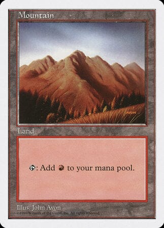 Mountain (432) [Fifth Edition] MTG Single Magic: The Gathering  | Multizone: Comics And Games