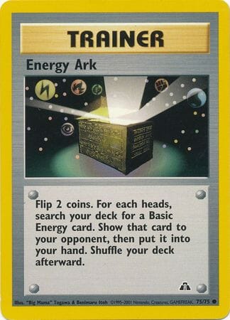 Energy Ark (75/75) [Neo Discovery Unlimited] Pokemon Single Pokémon  | Multizone: Comics And Games