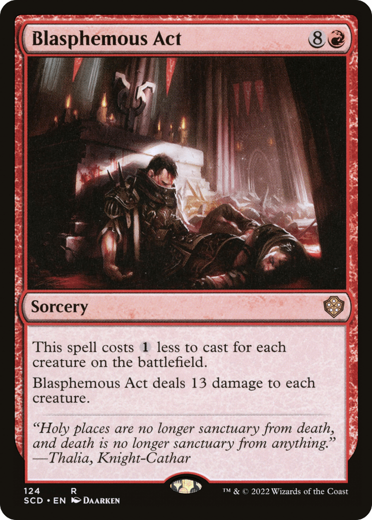 Blasphemous Act [Starter Commander Decks] MTG Single Magic: The Gathering  | Multizone: Comics And Games
