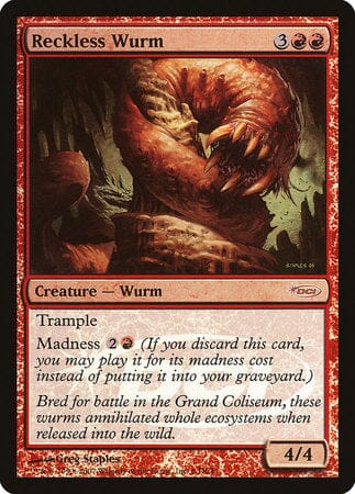Reckless Wurm [Gateway 2007] MTG Single Magic: The Gathering  | Multizone: Comics And Games