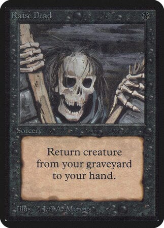 Raise Dead [Limited Edition Alpha] MTG Single Magic: The Gathering  | Multizone: Comics And Games