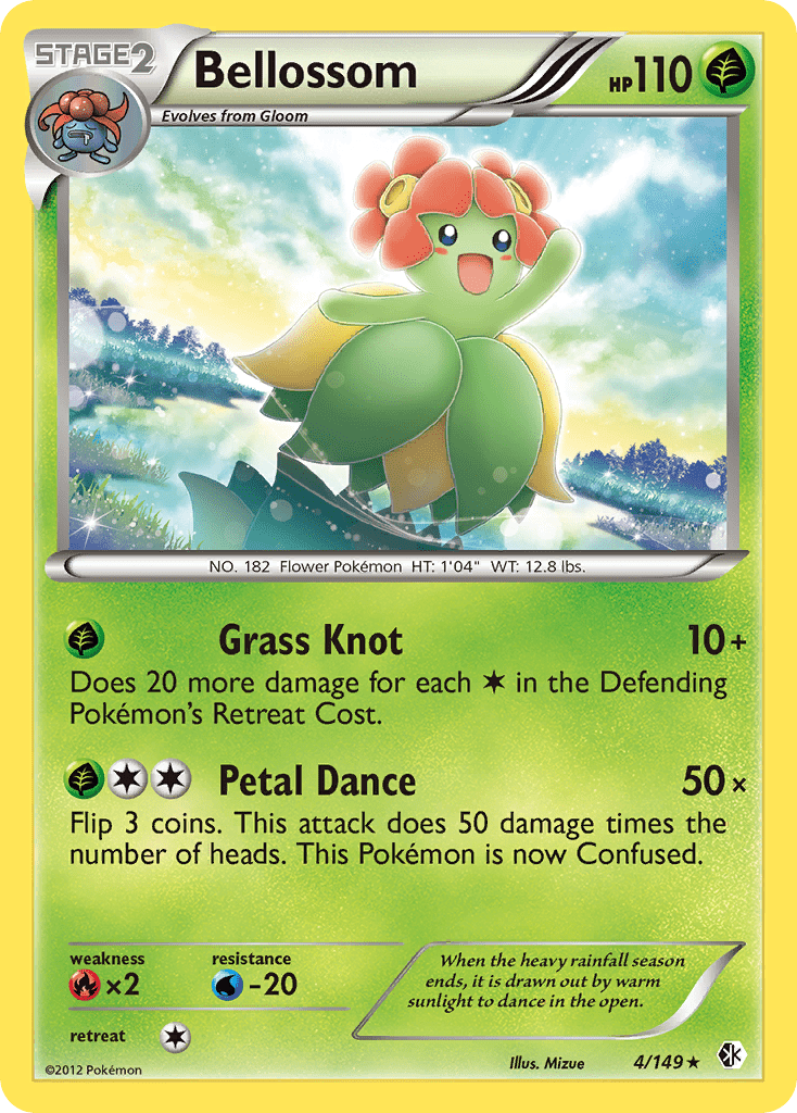 Bellossom (4/149) [Black & White: Boundaries Crossed] Pokemon Single Pokémon  | Multizone: Comics And Games